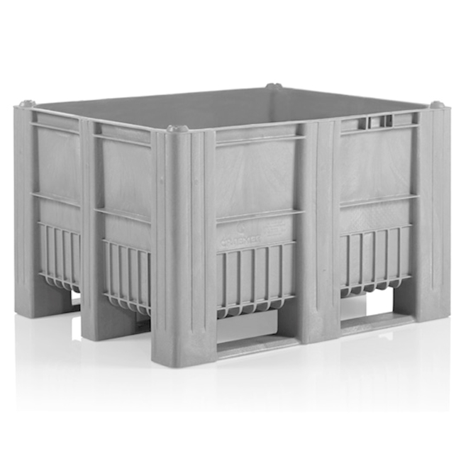 Pallet Box CB1, 1200x800x740mm, PE, light blue